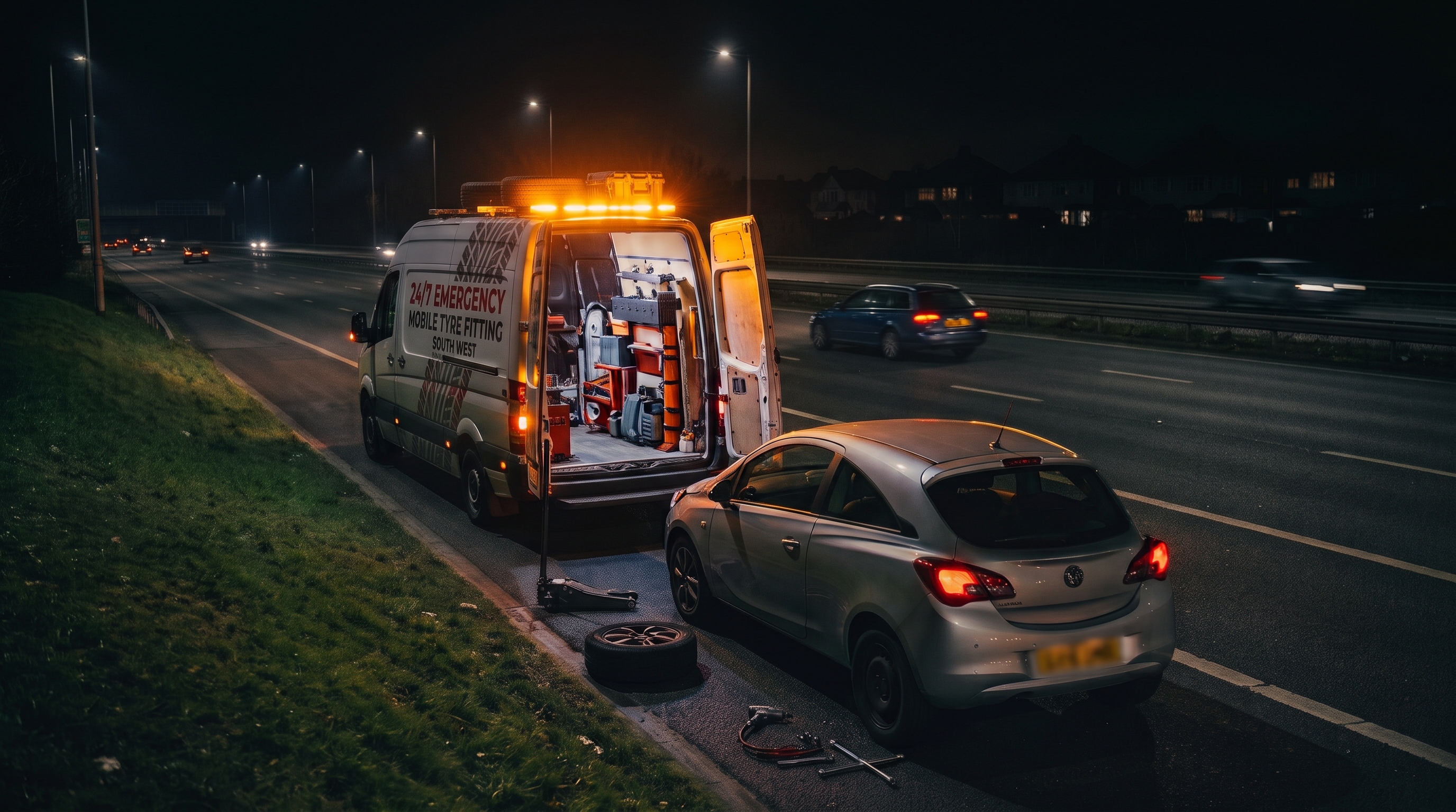 SW Tyre Man response van